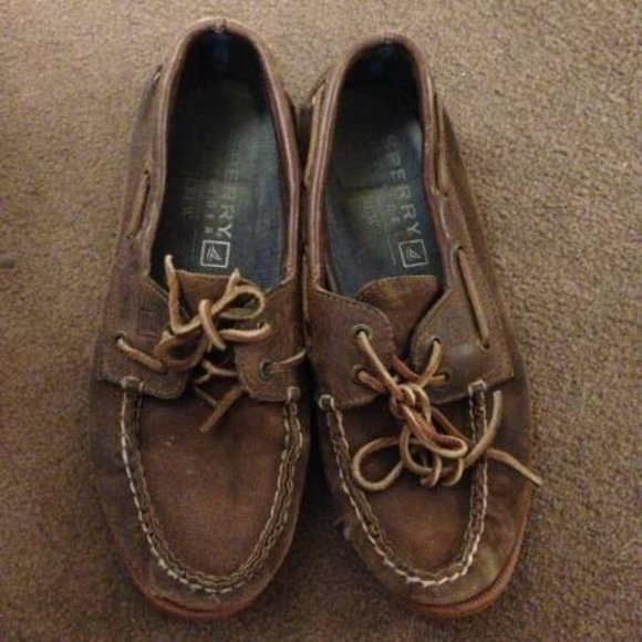 J. Crew Shoes | Sperry Top Sider x J. Crew Boat Shoes | Color: Brown | Size: 8.5 | Jbloggs485's Closet